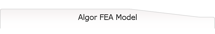 Algor FEA Model
