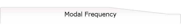 Modal Frequency